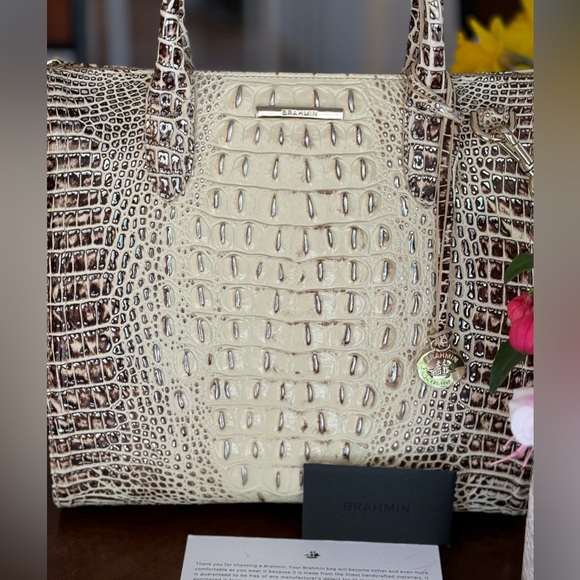 Brahmin Caroline - Ginger Ombré Melbourne w paperwork and dust bag, like new - Picture 2 of 8